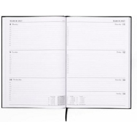 A4 Academic Week to View Diary Black 2026-2027