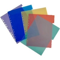A4 Coloured Extra Wide PVC January-December Part Dividers