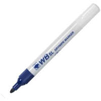 Whiteboard Drywipe Bullet Blue Markers Box of 10