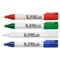 Kingswood Chalk Assorted Colour Markers Pack of 4