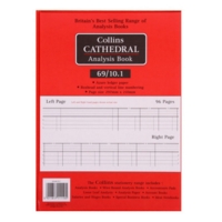 Cathedral A4 Analysis Cash 10 Column 96 Page Book