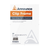 A4 Metal Clip Frame EACH