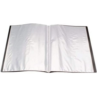A4 Soft Cover Display 20 Pocket Presentation Book Black