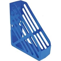 Magazine Rack File Foolscap Storage Blue