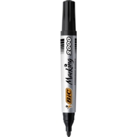 Bic 2000 Permanent Marker Bullet  Pack 4 Assorted
