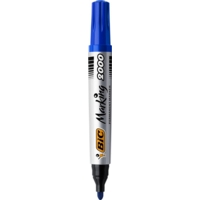Bic 2000 Permanent Marker Bullet  Pack 4 Assorted