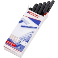 Edding 141 Permanent Black Markers Box of 10
