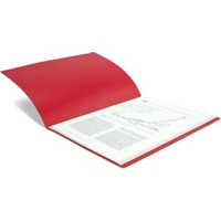 A4 Soft Cover Display 20 Pocket Presentation Book Red