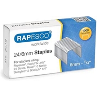 Rapesco 24/6mm Staples Box of 1,000