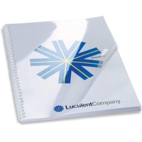 GBC HiClear PVC A5 Binding Covers Pk100
