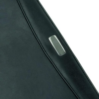 Alassio A4 Portfolio Fine Touch Faux Leather Case Black