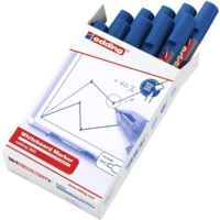 Edding 360 Drywipe Whiteboard Blue Markers Box of 10
