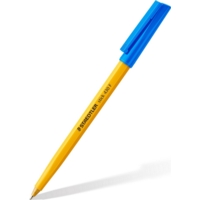 Staedtler Stick Ballpen Fine Blue Ink Box of 10