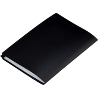 A4 Soft Cover Display 20 Pocket Presentation Book Black