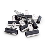 Letter Strong 30mm Black Clips Box of 10