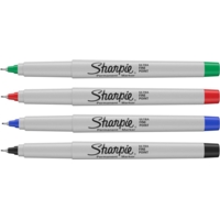 Sharpie Ultra-Fine Permanent Assorted Markers Pack of 4
