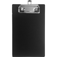 PVC Mini 165mm x 110mm Clipboard Black SINGLE