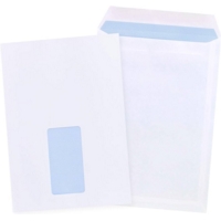 C5 White Window 120gsm Peel and Seal Envelopes Box of 500
