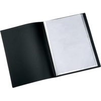 A4 Soft Cover Display 100 Pocket Presentation Book Black