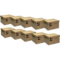 Economy Business Durable Storage Boxes Box of 10