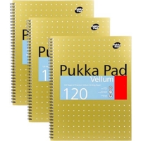 Pukka A4 Vellum Executive Notebook Pack of 3