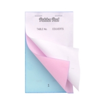 165x95mm Restaurant Pad, Carbon Triplicate Pack 5