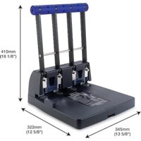 Rapesco 4400 Heavy Duty High Capacity 4-Hole Punch