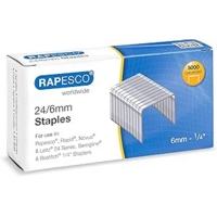 Rapesco 24/6mm Staples Box of 5,000