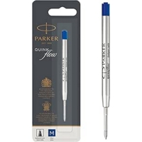 Parker Ballpoint Pen Blue Quink Flow Medium Tip Refill