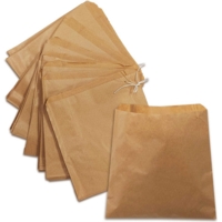 Kraft Strung Paper Bags 8  x 8" Pack of 1000