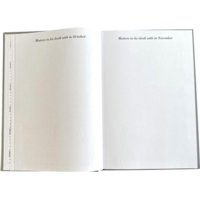 A4 Academic Page Per Day Diary Navy Blue 2026-2027