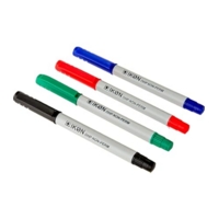 Ikon Non-Permanent Fine Assorted Markers Pack of 4