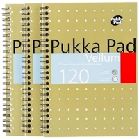 Pukka A5 Vellum Executive Notebook Pack of 3