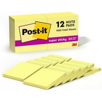 Post-It Notes Original Yellow 76mm x 76mm Pack of 12