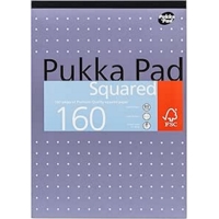 Pukka Pad A4 Metallic Squared Graph Pad SINGLE