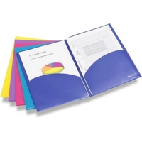 Rapesco A4 Twin Assorted Coloured Files Pack of 5