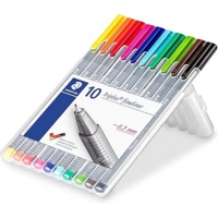 Staedtler Triplus Coloured Fineliner Pens Set of 10