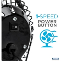 Mini 4" USB Single Speed Desk Fan