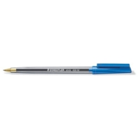 Staedtler Stick Ballpen Medium Blue Box of 10