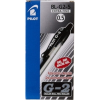Pilot G2-05 Retractable Fine Black Pens Box of 12
