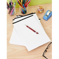 A4 Executive Ruled Stitched Memo Notepad White Pack of 10