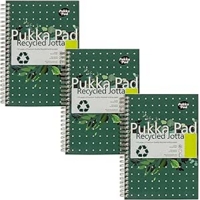 Pukka A5 Recycled Wirebound Notebook Pack of 3