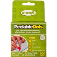 Glue Dots, Removable Single Pack  200 Dots