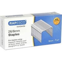 Rapesco 26/8mm Staples Box of 5,000