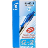 Pilot G2-05 Retractable Fine Blue Pens Box of 12