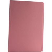 Square Cut 270gsm Pink Folders Pack of 50