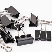 Foldback Binder Clips 41mm Black Box of 10