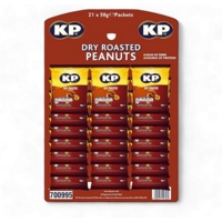 KP Dry Roasted Peanuts (Display Card) 50g x 21 packs