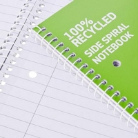 A5 Spiral Card Cover Notebook Pack of 10