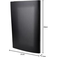 A3 Soft Cover Display Presentation Book Black SINGLE